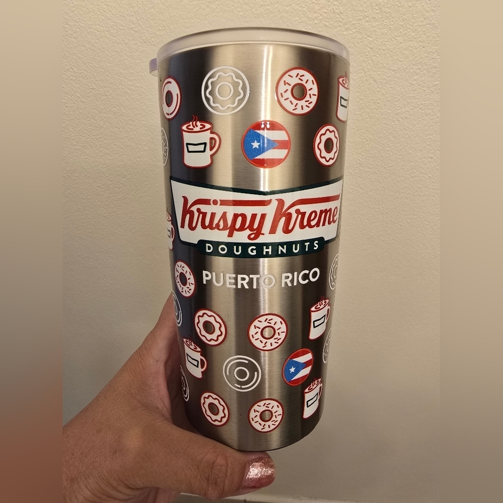 NWOT Krispy Kreme Puerto Rico Limited Edition Stainless Steel Tumbler